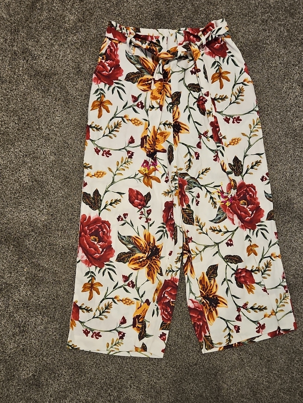 Floral Print Pants